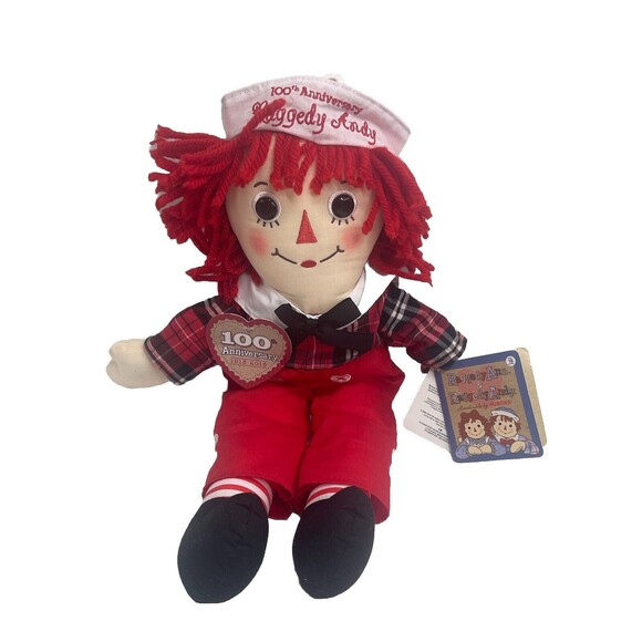 100h Anniversary Raggedy Andy 2015 Ann Dolls Handmade By Aurora - Picture 3 of 16